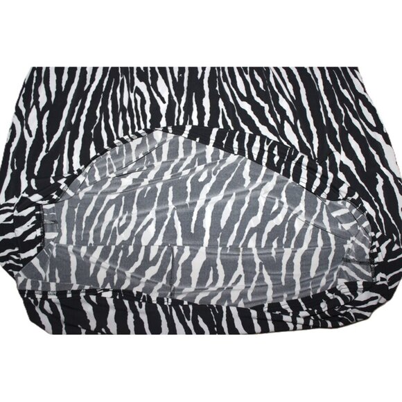 NASTY GAL Be Herd Plus Zebra Midi Dress - Size 16 (XL) - Picture 11 of 14